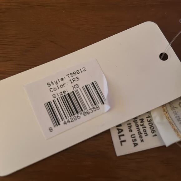 L Space purple kaleidoscope knot bandeau bikini top XS - Picture 5 of 6